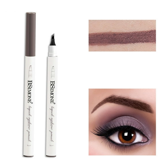 Kokovifyves Four-pronged Eyebrow Pencil Makeup Natural Three-dimensional Eyebrow Pencil 2.5ml