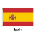 thumbnail image 1 of Kokovifyves Garden Tools Clearance The Flag of The top 32 of The 2022 World Cup, The Flag of The World Cup, The Decorations for Fans, Cheering Spain Flags, 1 of 6