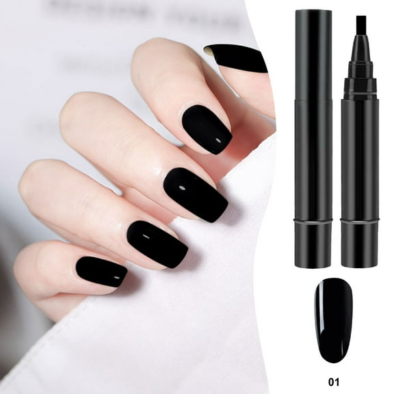 Kokovifyves Gel Nail Polish Step Gel Nail Polish Brush Pen DIY Nail Art Drawing Marker Pen Soak Ofef LED Nail Varnish Nail Design Tools 5ml