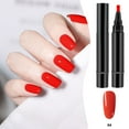 thumbnail image 1 of Kokovifyves Gel Nail Polish Step Gel Nail Polish Brush Pen DIY Nail Art Drawing Marker Pen Soak Ofef LED Nail Varnish Nail Design Tools 5ml, 1 of 5