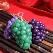 Kokovifyves Grape Soap on A Rope Handmade Shaped Bar Artisans Handcrafted Grape-shaped Soaps Decorative Gift for Showers Baptisms Home Spa 80g