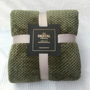 Kokovifyves Home Decor Item in Clearance Soft Warm Plaid Fleece Bed Blanket Large Mesh Flannel Blankets Thick Breathable
