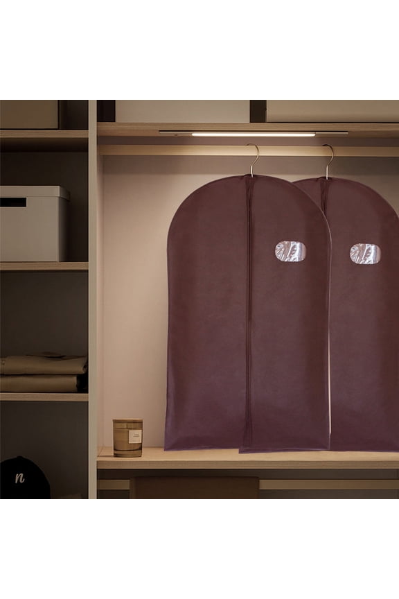 Home Essentials Garment Bag Suit Bag for Closet Storage and Travel Foldable Garment Bag for Hanging Clothes Travel Suit Bag for Suits Coats Skirts