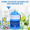 thumbnail image 1 of Kokovifyves Small Appliances on Sale or Clearence Hand Shaved Ice Machine Ice Crusher Small Household Manual Grinding Ice Machine Mini Ice Cutter, 1 of 9