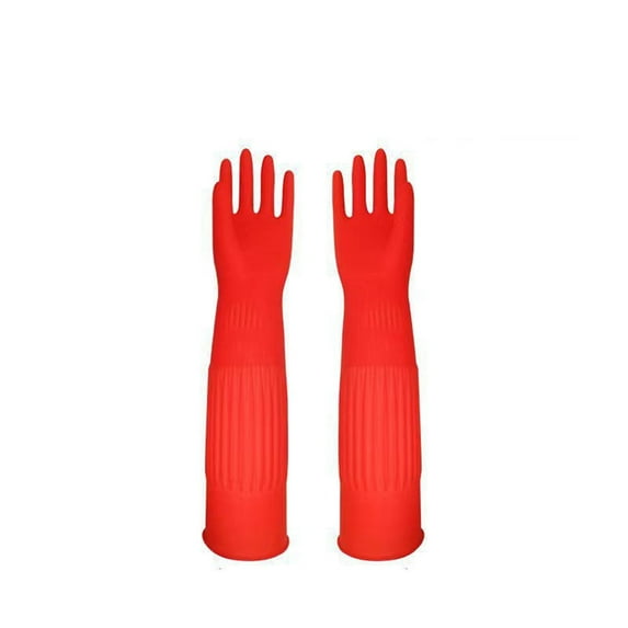 Kokovifyves Home Items Clearance Sale 45Cm Household Natural Latex Gloves,Household Kitchen Dishwashing Rubber Durable