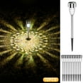 thumbnail image 1 of Kokovifyves Home Items Clearance Sale Solar Lights Outdoor, Stainless Steel Led Lighting Solar Powered Outdoor Lights Solar Garden Lights for Walkway, Patio, Yard - 12 Pack, 1 of 8