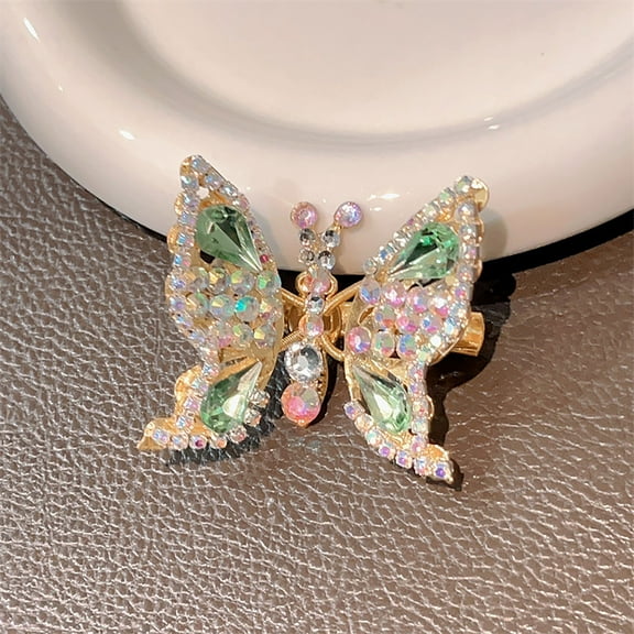 Kokovifyves Home Items on Sale Moving Butterfly Hairpin Children Girl Rhinestone Three-Dimensional Flying Butterfly Hairpin Hairpin Hair Accessories Gift for Women