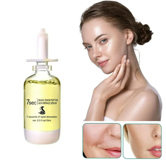 Kokovifyves Instant Results Facial Wrinkle Serum Firming Aging Dramatically Reduces Fine Lines Serum Hydrating and Moisturizing 15ml