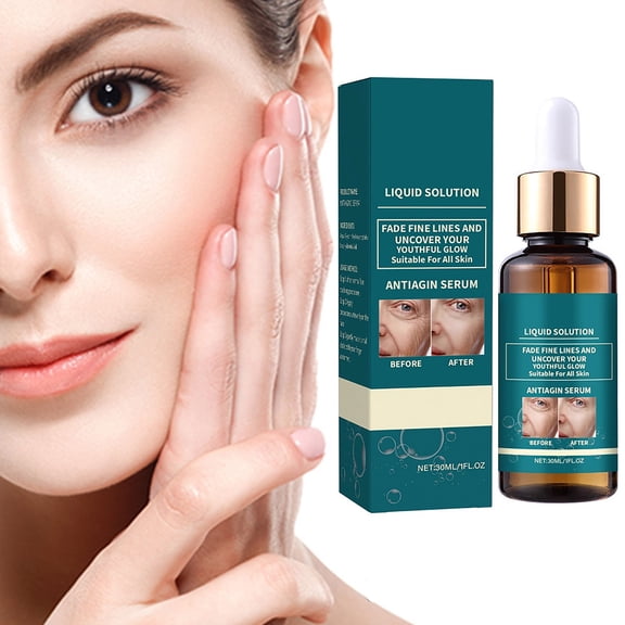 Kokovifyves Instant Results Facial -Wrinkle Serum Firming -Aging Dramatically Reduces Fine Lines Wrinkles Serum Hydrating and Moisturizing 30ml