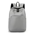 thumbnail image 1 of Kokovifyves Leisure Solid Color Backpack Outdoor Travel Light Small Backpack Trend Men's Solid Color Backpack, 1 of 5