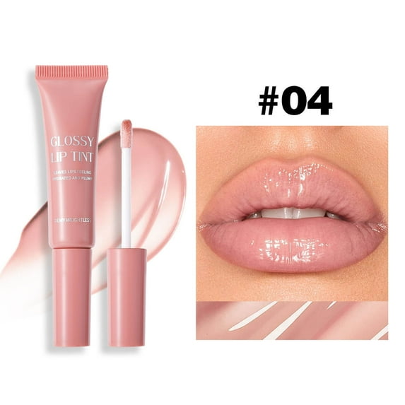 Kokovifyves Lip Gloss for Women Clear Tinted Gloss Long Lasting Shine Glossy Lip Balm 12.5ml