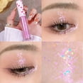 thumbnail image 1 of Kokovifyves Liquid Eyeshadow Pearlescent Sequins Brightening Glittery Silkworm Color Eyeshadow Liquid Highlight Makeup Female, 1 of 3