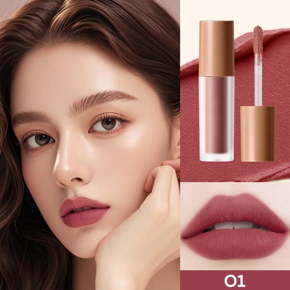 Kokovifyves Long Wear Waterproof Air Velvet Lip Stain, All Skin Tone Matte Liquid Lip Cosmetic