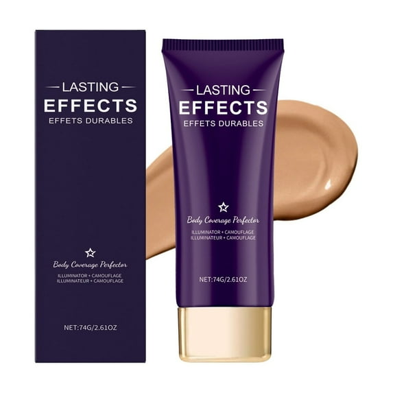 Kokovifyves Long-lasting Concealer Covers Dark Circles Moisturizes and Brightens Tone Light and Natural Reduce-oxidant Soft-focus Makeup 74g