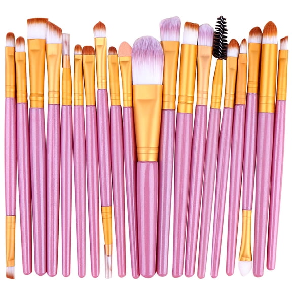 Kokovifyves Makeup Brushes 20PCS Make up Brush Set Blush Foundation Powder Concealer Eyeshadow Brushes Valentine's Day, Xmas Gift Beauty Tools