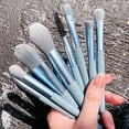 thumbnail image 1 of Kokovifyves Makeup Brushes 8pcs Mini Makeup Brush Set Powder Concealers Eye Shadows Blush Cosmetic Brushes with Storage Bag Small Size Portable for Home Office Travel Outdoor, 1 of 6