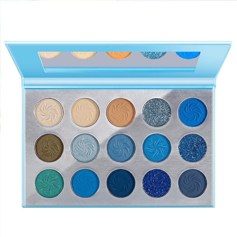 Kokovifyves Makeup Eyeshadow Kit for Women 15 Color Matte Glitter ...