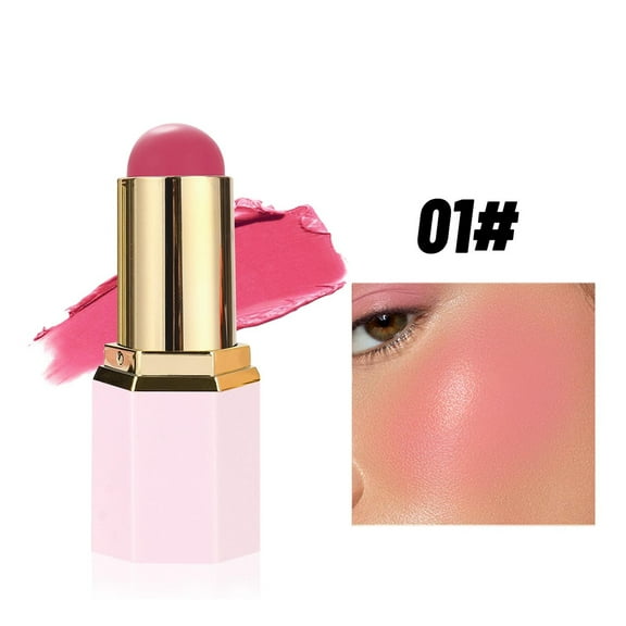 Kokovifyves Makeup Matte Three-dimensional Correction Blush Stick Brightening Lying Silkworm Rouge Lip Cheek Blush Cream
