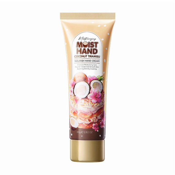 Kokovifyves Moisturizing Hand Cream 80g Hydrating Cracking Portable Freezes Resistants Refreshing Non-Greasy