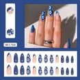 thumbnail image 1 of Kokovifyves Nail Care Flower Wearable Nail Tips 24 Pcs Detachable Nail Tips, 1 of 6