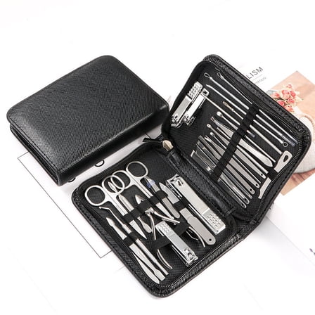 Kokovifyves Nail Care Manicure Set Nail Clippers Pedicure Kit 30 Pcs Nail Care Tools for Travel Grooming