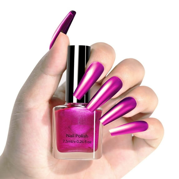 Kokovifyves Nail Care Products Color-changing Nail Polish Colorful Color Nail Polish Oily Odorless No Bake 7.5ml