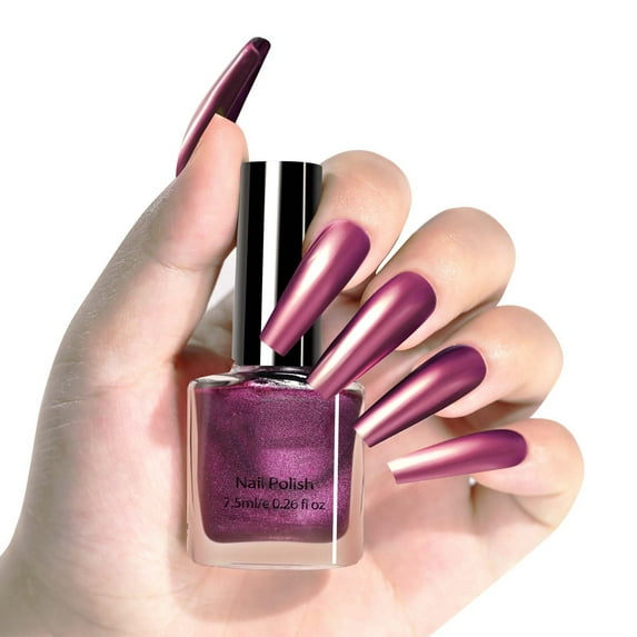 Kokovifyves Nail Care Products Color-changing Nail Polish Colorful Color Nail Polish Oily Odorless No Bake 7.5ml