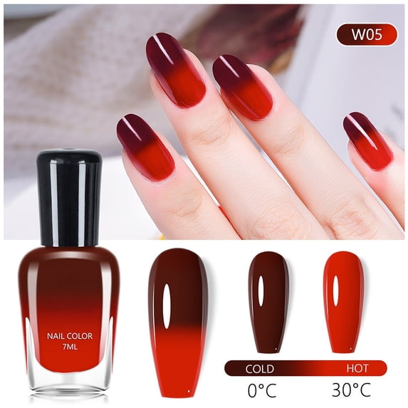 Kokovifyves Nail Care Products Warm Change Nail Polish 7ml