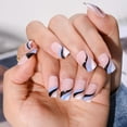 thumbnail image 1 of Kokovifyves Nail Care Wearing Fake Nails Colored Nail Tips Medium and Long Nail Art Wearing Nail Tips, 1 of 6