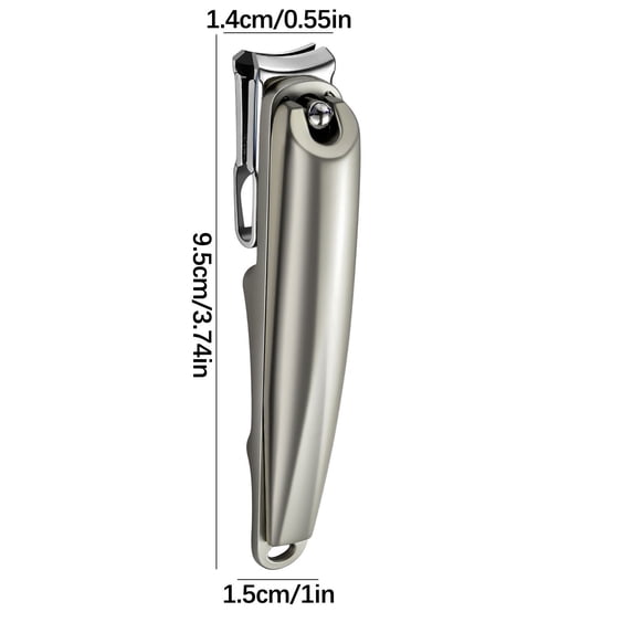 Kokovifyves Nail Clippers For Thick Nails Rotating Nail Clippers Large Aluminum Alloy Nail Clipper Multi Angle Large Opening Nail Clipper