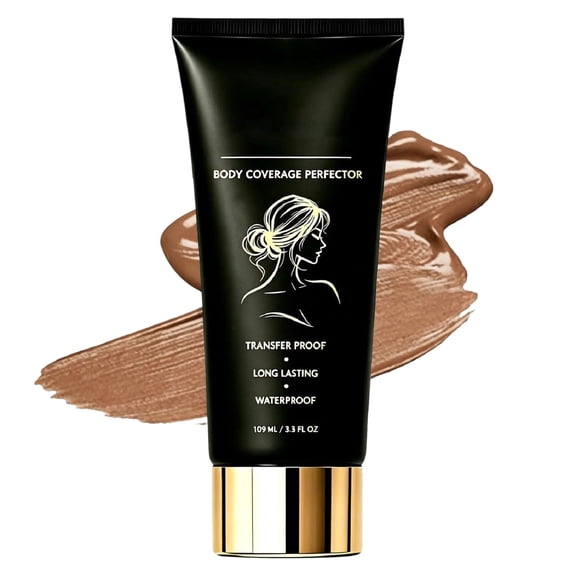 Kokovifyves Natural Finish Body Coverage Cream, Smudge Resistant Low Transfer Leg Makeup for Even Skin Tone, 109ml