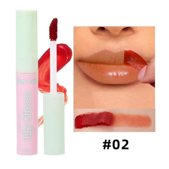 Kokovifyves Non-Stain Long Wear Peel-off Lip Gloss, Daily Lip Beauty Makeup 9g