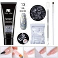 thumbnail image 1 of Kokovifyves Poly Extension Gel Nail Kit, Clear Jelly Gel Nude Poly Nail Enhancement Trial All-in-one French Kit with Mini Nail for Nail Art Kit Nails 15Ml, 1 of 1