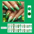 thumbnail image 1 of Kokovifyves Press on Nails Sale 24 Pcs St. Patrick's Day Wearable Nails False Nails Long-lasting Full Nail Stickers, 1 of 6