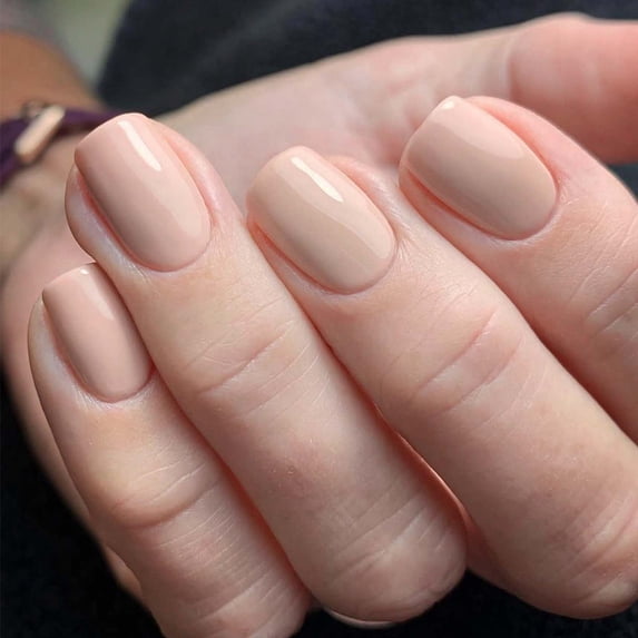 Kokovifyves Press on Nails Sale Press- Short Nails Press- Short False Nails with Nail Glue Reusable Glue- Nails 12 Sizes 2ml