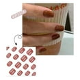 thumbnail image 1 of Kokovifyves Press on Nails Sale Press- Short Nails Press- Short False Nails with Nail Glue Reusable Glue- Nails 12 Sizes 2ml, 1 of 4