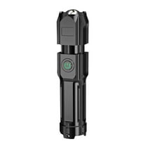 Kokovifyves Rechargeable Flashlight Clearance Rechargeable LED Flashlight: 3 Modes, Retractable, IPX5, Powerful Handheld Flash, Suitable for Emergency Situations, Camping, and HikingRecharge