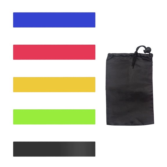 Kokovifyves Resistance Bands Set for Men and Women, 5PC Resistance Elastic Band for Home Gym Long Exercise Workout – Great Fitness Equipment for Training, Yoga