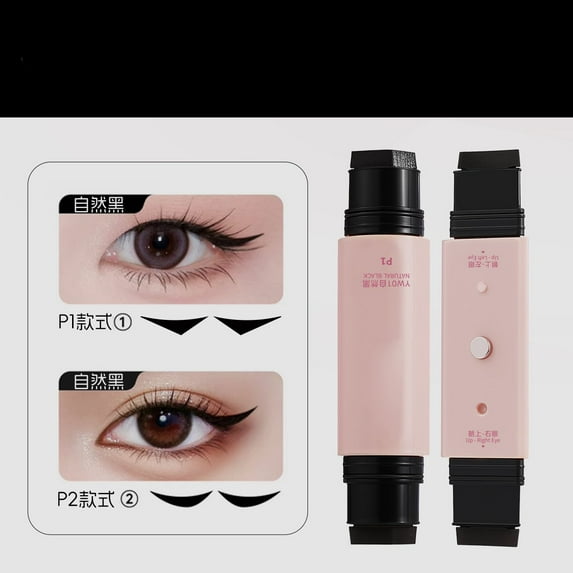 Kokovifyves Rotating Magnetic Eyeliner Print Pen Long-Lasting Natural Waterproof Rotating Magnetic Eyeliner Print Pen 4*1.05ml