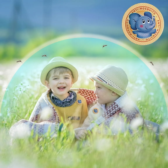 Kokovifyves Sales Today Clearance Cute Mosquito Repellent Stickers for Children, Special Mosquito Repellent Stickers for Infants, Adults, Outdoor Essential Oil Stickers