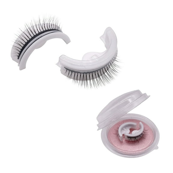Kokovifyves Selfadhesive False Eyelashes Gluefree Selfadhesive Eyelashes Quick Stick Double Glue Eyelashes