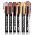 thumbnail image 1 of Kokovifyves Set Up Spray Eye Shadow Stick Set 6-color High Gloss Stick Pearlescent Finish Sleeping Silkworm Pen Lazy Eye Makeup Pen Waterproof, 1 of 5