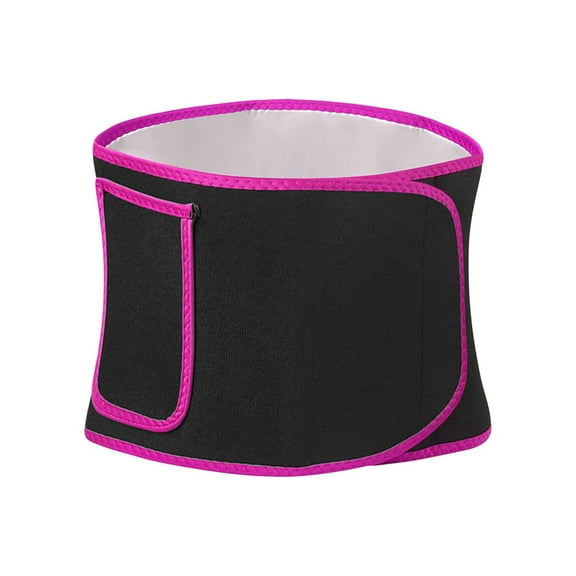 Kokovifyves Sports Sweating Belt Body Sculpting Running Yoga Waist Support Men and Women Sports Fitness Weight Loss Belt Sweating Waist Belt Waist Support