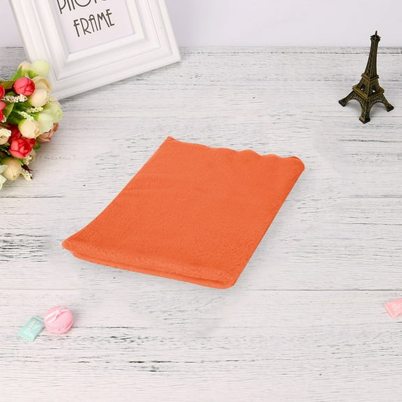 Kokovifyves Spring and Summer Decorations Fashion Solid Soft Throw Kids Blanket Warm Coral Plaid Blankets Flannel