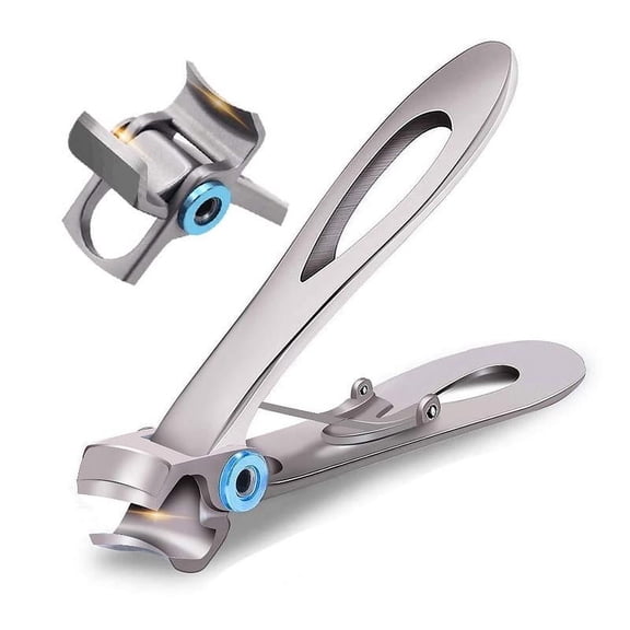 Kokovifyves Stainless Steel Nail Clipper for Nail Care Nail Clippers for Thick Nails Duty Large Toenail Clippers for Men, Women, Adults and Seniors Easy to Use