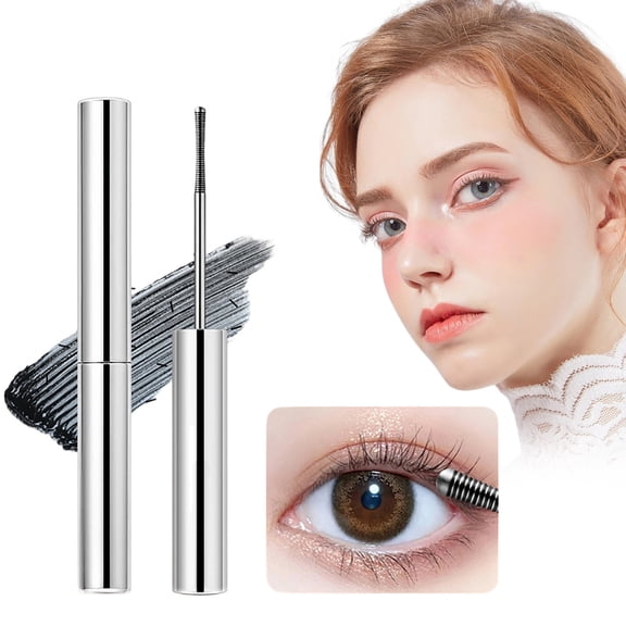 Kokovifyves Steel Pipe Eyeliner Women's Beauty and Makeup Mascara Waterproof and Long Lasting 3.5g