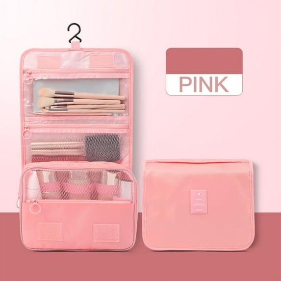 Kokovifyves Storage & Organization Hanging Toiletry Bag - Large Cosmetic Makeup Travel Organizer for Men & Women with Sturdy Hook