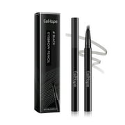 Kokovifyves Sweat-proof Microblading Eyebrow Pencil Contouring Pen with 4 Fork Long-Lasting Eyebrow Brush Microblade Eyebrow Pencil