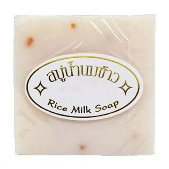 Kokovifyves Thai Rice Soap 65g Wash and Bathe Soap Oil Control Cleansing Face To Stay Fragrant