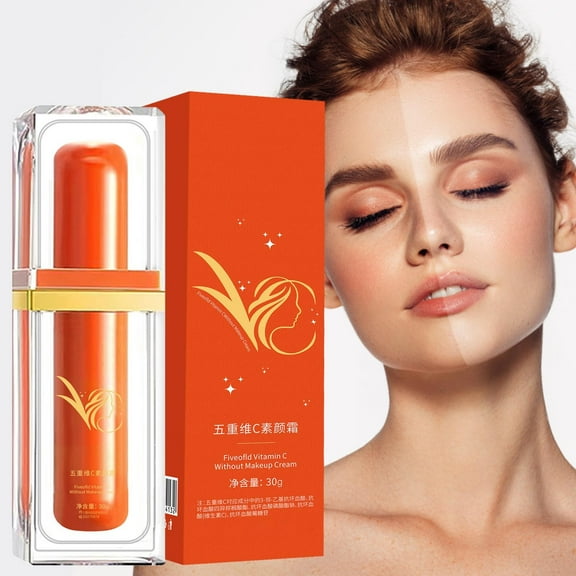 Kokovifyves Vitamin C Pures Face Cream Lazy Concealer Natural Brightening Moisturizing Light